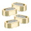 4 Pezzi In Per Asta Armadio Con Base 10