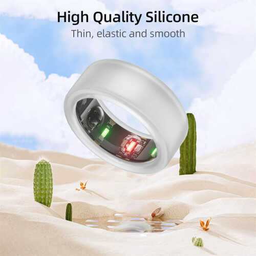 Silicone Ring Cover For Ring Protector, Elastic Sleeve, Durable, Flexible Fit, Black Size B 2