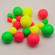 Foam Fishing Floats 15Mm Round Ball Bobbers, Strike Indicators, 10 Pcs Lightweight Buoys, Night Fishing Type A Red