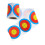 Target Shooting Practice Fluorescent Stickers Portable Adhesive Target Sheets Training Accessories 1