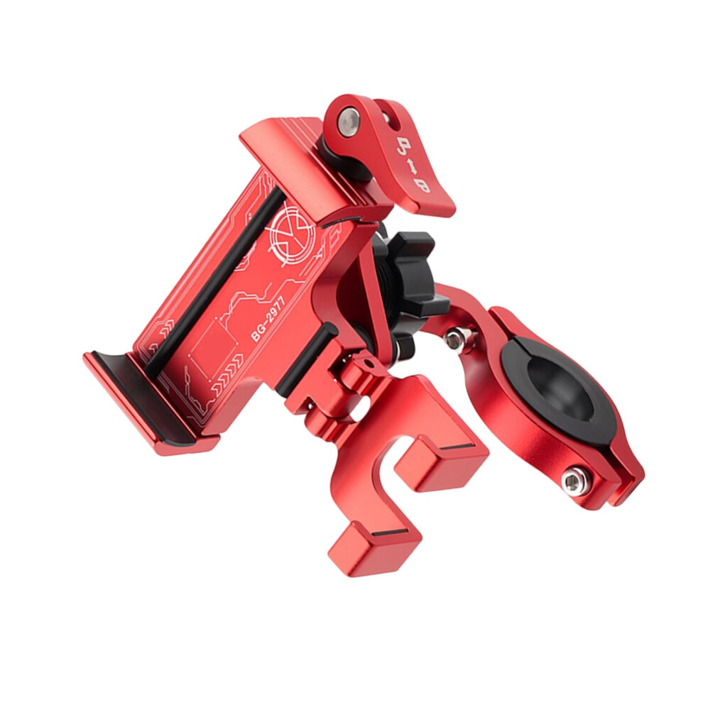 Phone Mount Clip Quick Release Handlebar Phone Holder For Road Bicycles Aluminum Alloy Shockproof Scooter Bracket 9393856420964