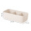 Beige Three Cel Socks Storage Box Stacklable Plastic Underwears Organizer for Home Bedroom 5