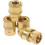 4St Tuinslangverbinder Messing, Los Te Koppelen En Robuust 10