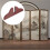Pantalla Divisoria Plegable Con Soporte De Madera 11