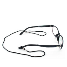 Black Nylon Portagafas Para Gafas De Sol Con Cordón