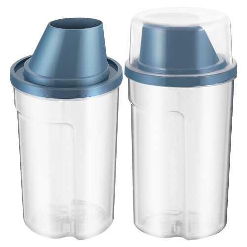 2 Pack 1000 Ml Luchtdichte Voedselopslagcontainers