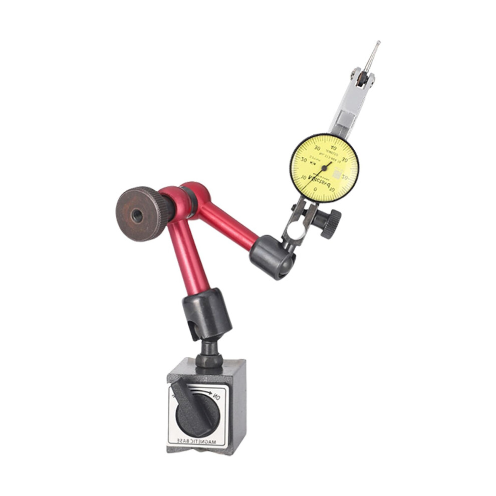 Machine Tool Base Dials Gauges Flexible Arm Permanent Mounting 0.8Mm Measurement For Dials Test Indicators 9393856421039