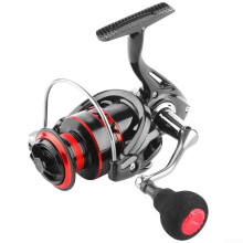 Metal Fishing Reel Model 3000 For Long Range Casting With Low Resistance Ergonomic Grip All-Metal Construction
