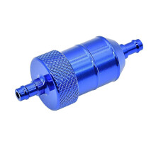 Motorbike Filter 8mm CNC Aluminum Alloy Motorcycle Gasoline Oil Filter For ATV Enduro Dirt Pit Bike MX Motocross Blue