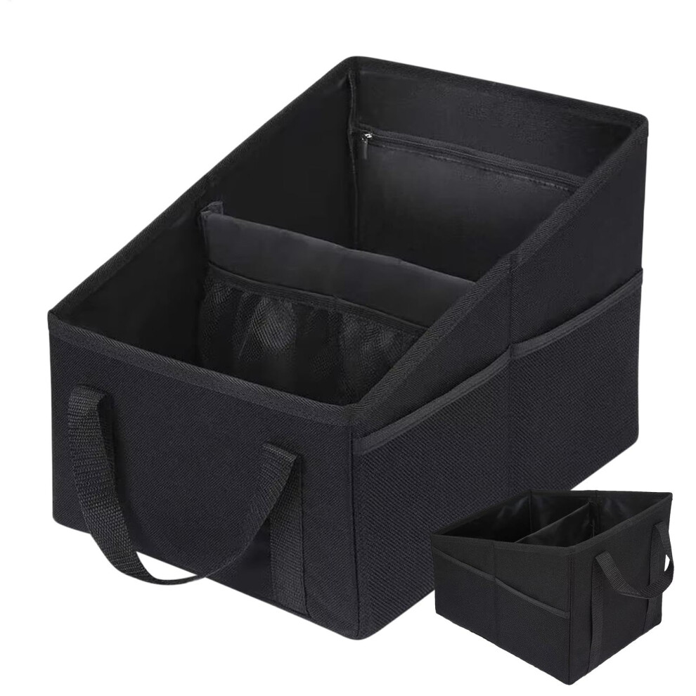 Car Trunk Storage Multi-Compartment Automotive Organizers Waterproof Trunk Box Large Capacity Trunk Organizer Fits Cars 9016109474230