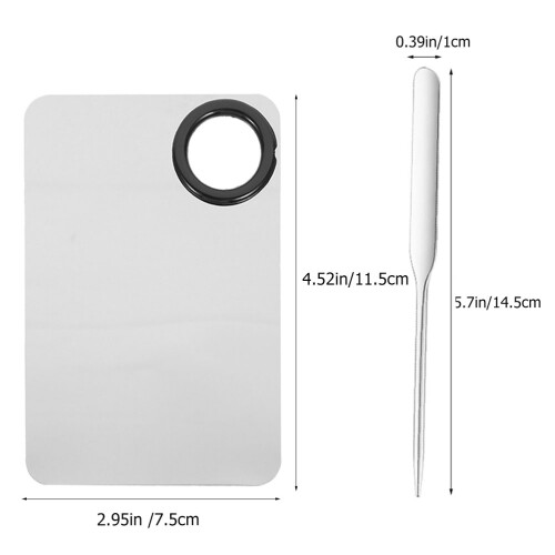 1 Set Palette De Mélange Pour Fond De Spatule En 2