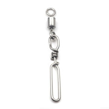 Stainless Steel 10pcs Long Line Clip Snaps Small Size Durable Saltwater Safe For Efficient Fishing Techniques