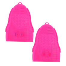 2 Pcs Tapete De Para Pincéis Silicone, Esponja Dobrável