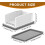 Adjustable Toast Slicer With Crumb Tray, Folding Bread Slicer, Removable Bread Cutting Guide, Compact Width 4