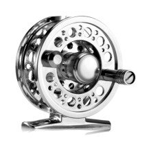 Fly Fishing Wheel Portable Ice Fishing Reel Metal Fly Reel Interchangeable Hand For Freshwater And Saltwater