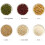 6 Grid Cereal Storage Container Dispenser Round 360 Rotating Countertop Grain Organizer 3