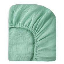 Comfortable Cotton Bed Sheets For Infants Soft Breathable Baby Crib Fitted Sheet With Mattress Sleeve Fits Standard Crib