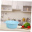 Plastic Washbasin Shampoo Basin - Multi-Purpose Kitchen Basin, Sky-Blue, Plastic Material, Lightweight Design 5
