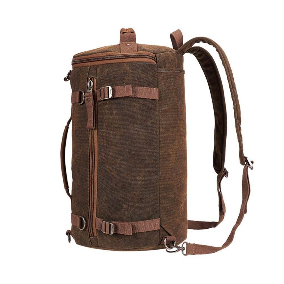 Motorcycle Luggage 35L Seat Saddle Bag Tail Bag Canvas Backpack For Men Travel Hiking Cycling 9354506348076