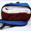 Badminton Net Professional Grade High Strength Mesh, Lightweight Foldable Portable Net, Red 4