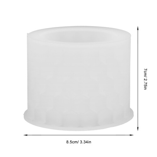 Honingraat Asbak Silica Gel Wit 2