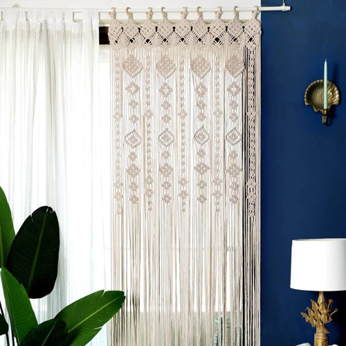 Κουρτίνα πόρτας, χειροποίητη κουρτίνα boho, 85*200εκ.