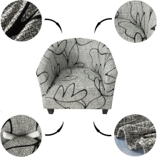Housse amovible et lavable pour fauteuil et canapé