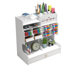 Weißer Schreibtisch-Organizer  Zuhause Büro und Schule (PB18-1 Weiß)