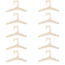 Babykledinghangers, antislip, hout, kinderkledinghangers, 10 stuks