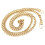 Gold bag chain, 1.2m, comfortable shoulder strap for bags, replacement chain 1