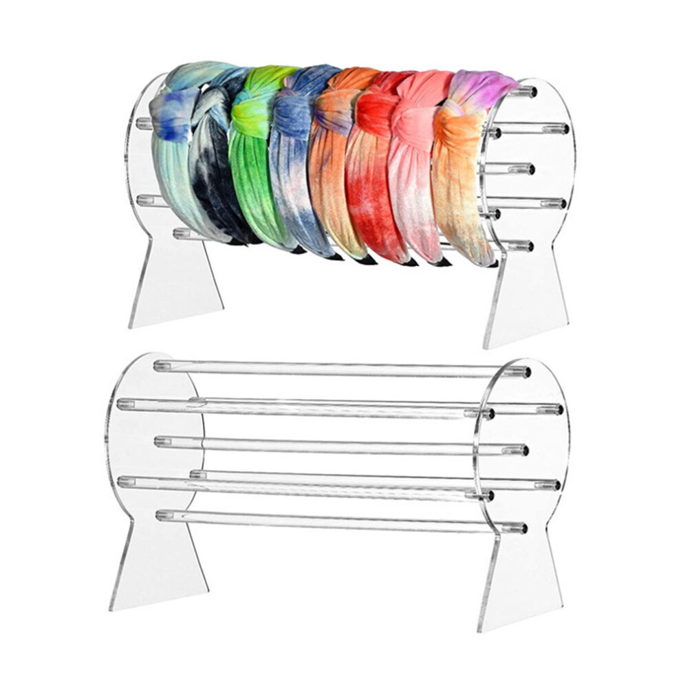 Headband Holder Acrylic Headband Organizer Detachable 30*13*20cm-image-OPC-PMBGVQK-NEW