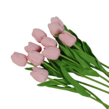 Künstliche Tulpen 13Pcs - Fake Tulpen Real Touch für Haus Büro Deko