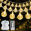 Outdoor string lights with USB plug, 12m, 100 LED globe string lights 1