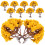 10 Mini Árvores De Plástico Para De E Casa De Bonecas 10