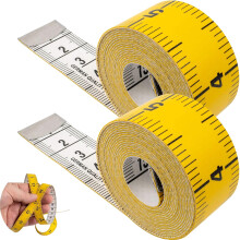 2 fitas métricas de alfaiate, fita métrica 2 em 1 com escala de 150 cm