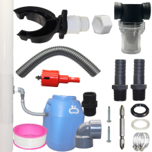 Collecteur d'eau de pluie, descente de gouttière 70-110 mm, raccord pour récupérateur d'eau de pluie
