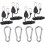 4-piece rope ratchet with hook foot, long adjustable rope pull 1