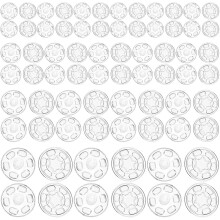 100 paia di bottoni automatici, bottoni automatici da cucire, bottoni automatici da cucire