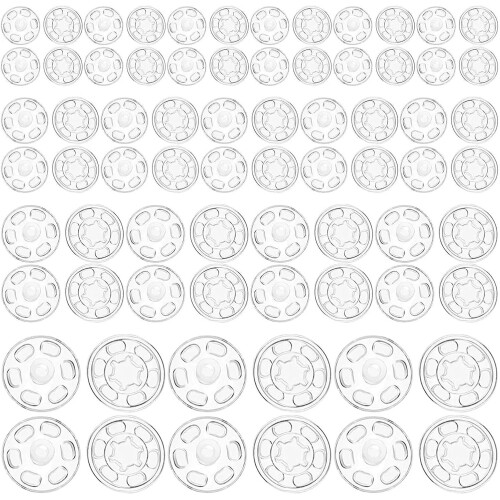 100 paires de boutons-pression à coudre