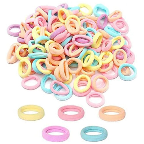 200 Stück Klein Haargummi Elastische Haargummi Kinder Mädchen