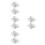 8 Pezzi Serratura Per Laptop Con Base Blocco Notebook Sicurezza 4