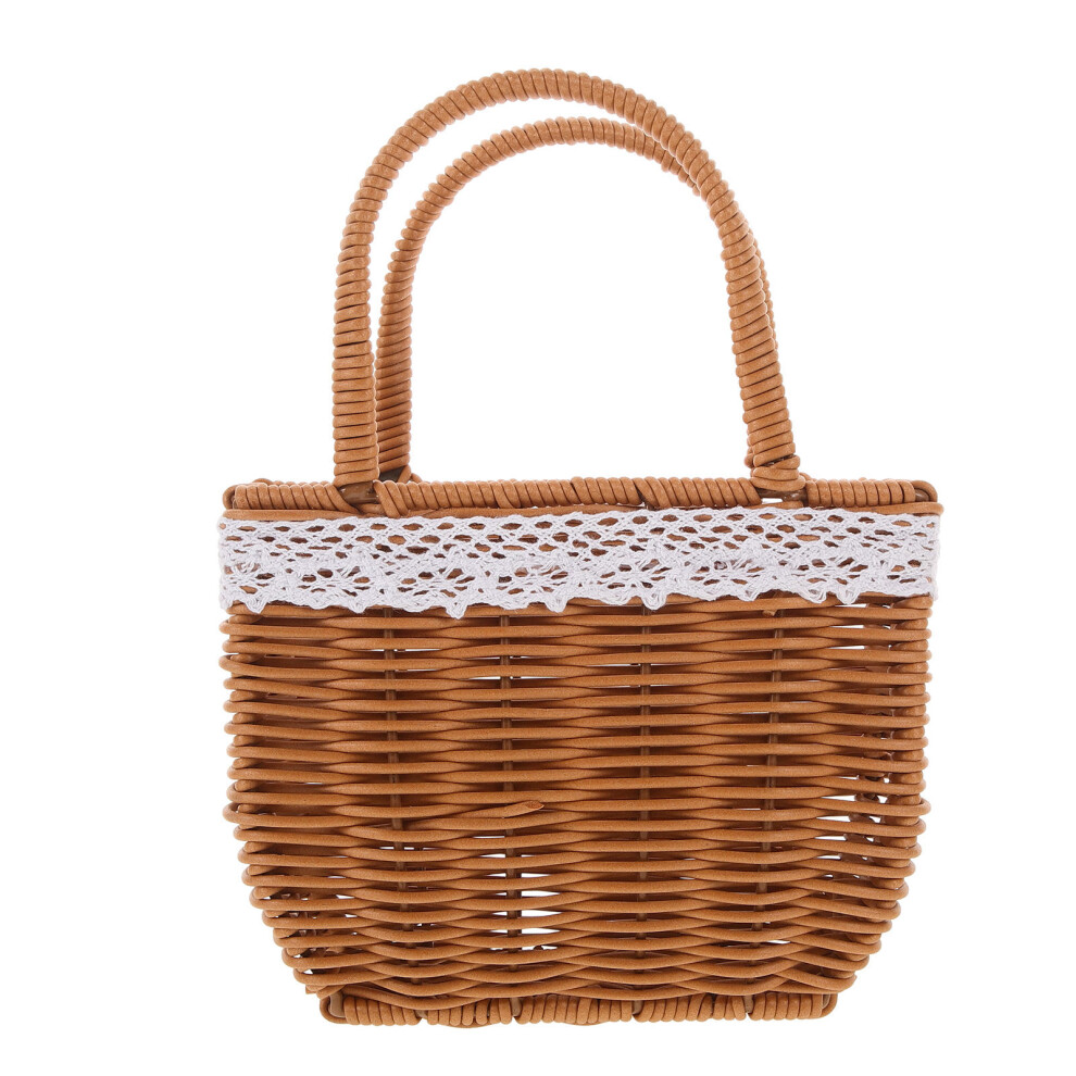 Gevlochten Mandjes Handtas Geschenkdoos Voor Vrouwen 1 Stuks-image