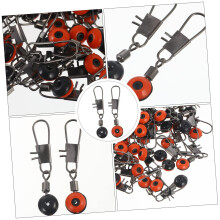 Space Bean Connectors 100 Pcs Fishing Line Spacers Durable High Tensile Strength Reduces Line Twisting Streams And Lakes