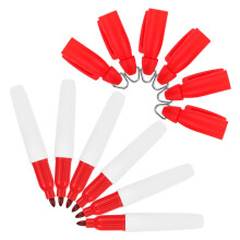 Golf Ball Line Stencil Pen Kit 6 Pack Permanent Ink Markers With Keychain For Golfers