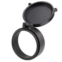 Rifle Scope Lens Cover Flip Spring Up Quick Open Dust Cover Cap, Diameter 47mm, One-Piece For Riflescopes
