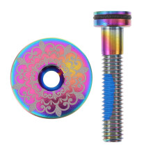 Masteelf Rek Titanium Stuurforkkap Voor Kinderfiets 3X2,8X2,8 Cm