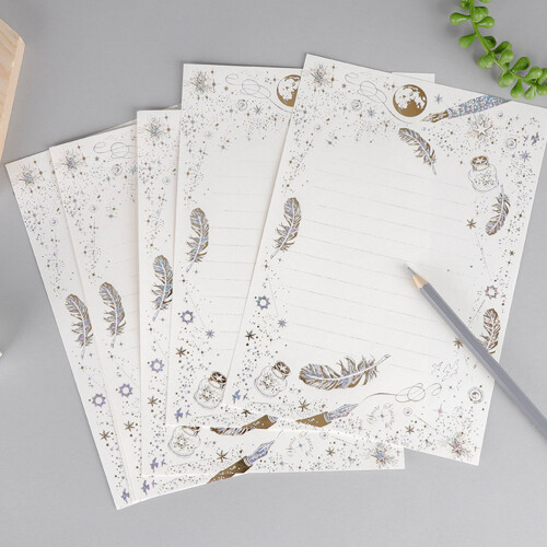 Carta Vintage Con Buste (Bianco, 32 Pz + 4 Buste) 2