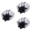 3 Bruidsmeubel Hoed Haarspeld Gaas Sluier 6