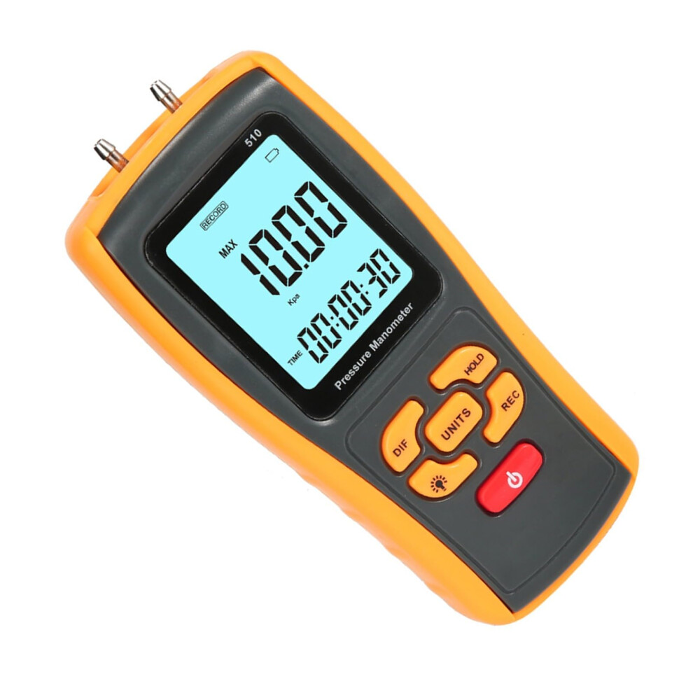 Handheld Digital Manometer Differential Pressure Gauges With High Accuracy Data Logging For Industrial Testing 9393856423996