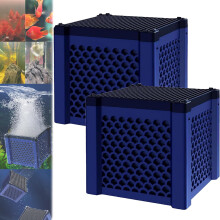Pure Cube Water Trough Filter 2.0, Honeycomb Filtration Cube, Odor Control For Fish Tanks, Horse Troughs And Ponds(2Pcs)